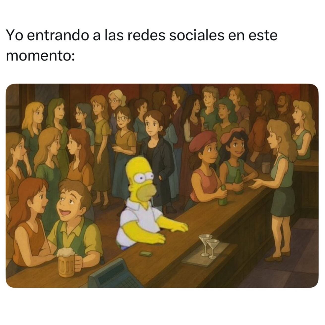 Puede ser una captura de pantalla de Twitter de una persona, pan y texto que dice "Yo entrando a las redes sociales momento: en este പ്ப்ர"