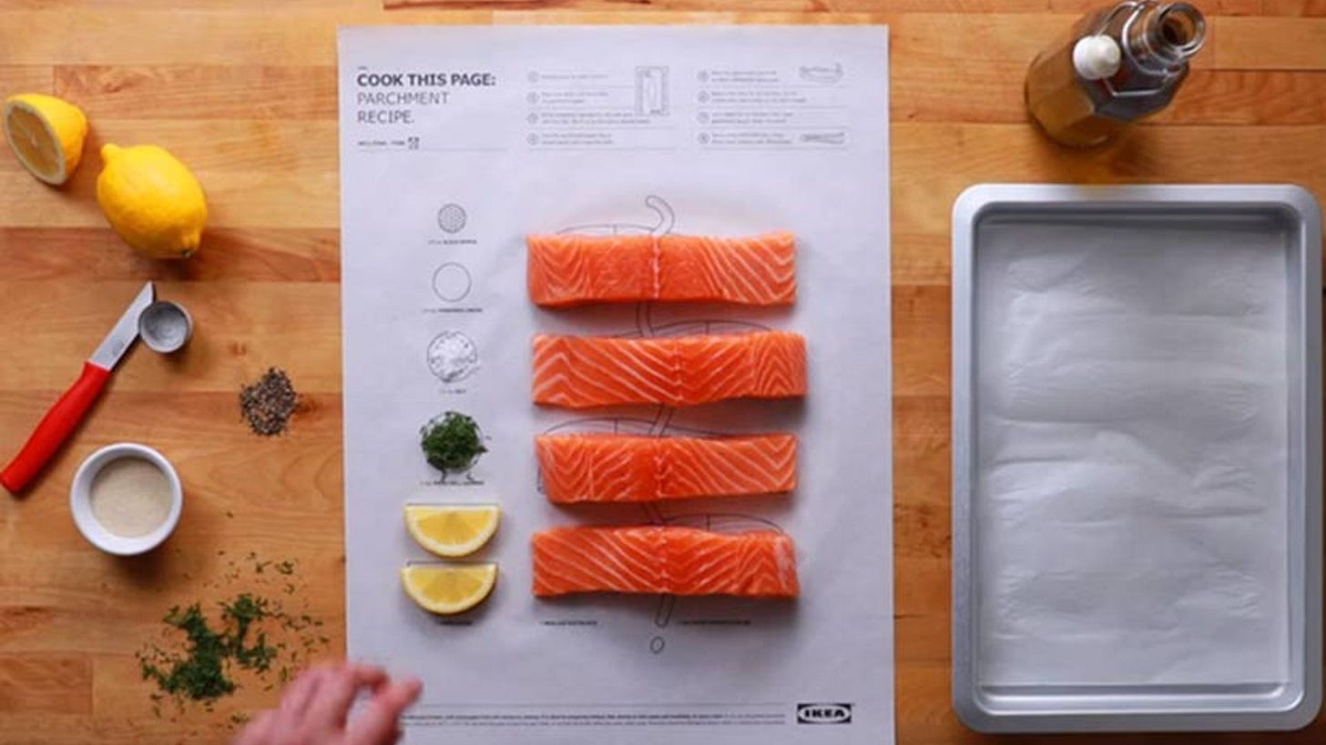 IKEA creates ingenious 'Cook this Page' cookbook | HELLO!