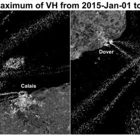 Visualizing shipping lanes from Sentinel-1 – Séries Temporelles