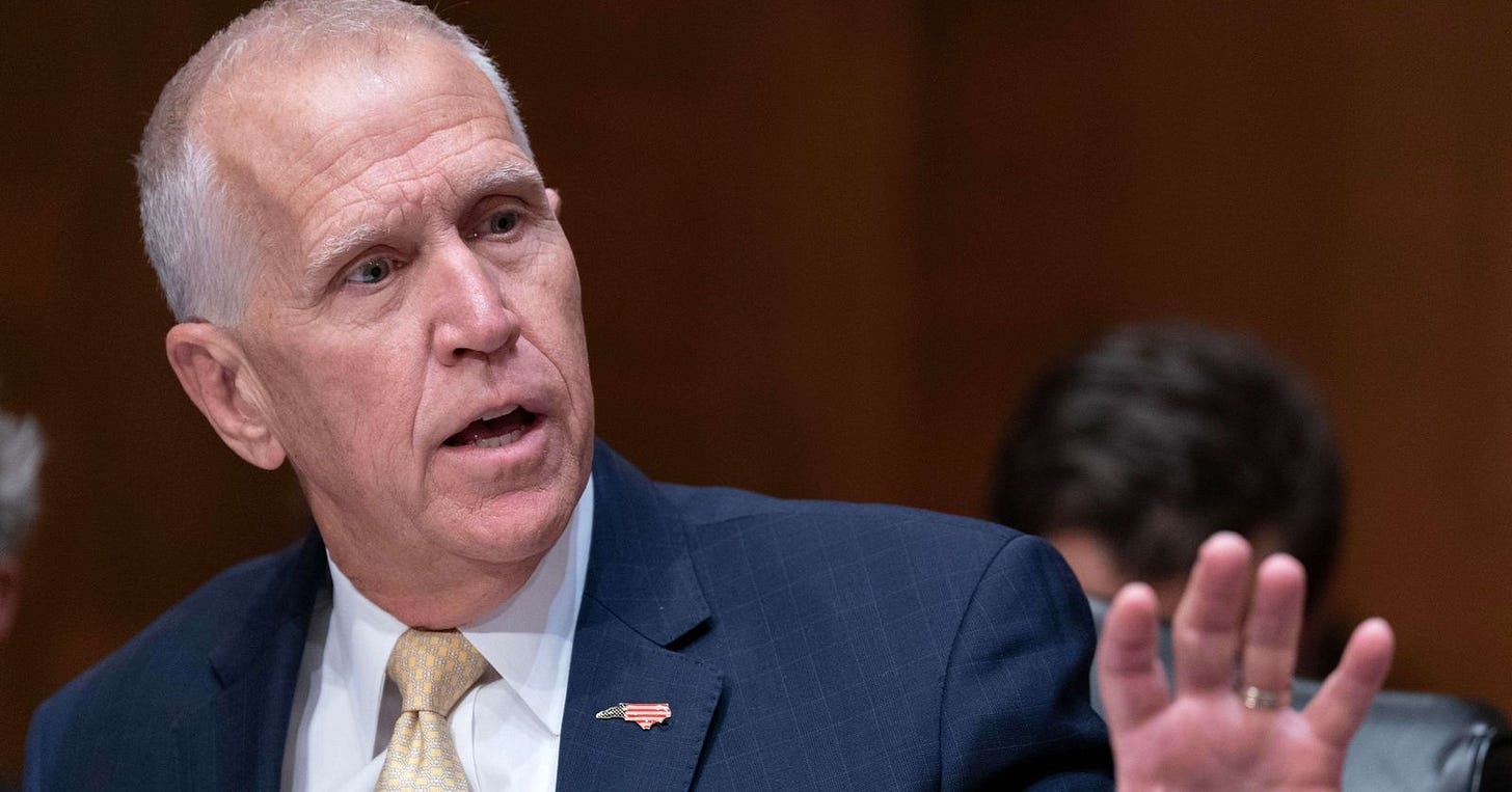 Tillis says he's ready to move ahead with confirming Warsh as Trump's pick  as Fed chair :: WRAL.com