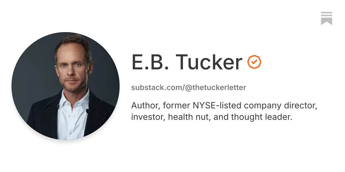E.B. Tucker | Substack