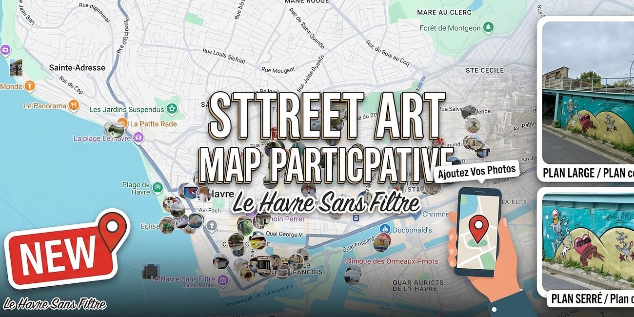 Carte Interactive Street Art & Lieu Insolite au Havre 🎨📍