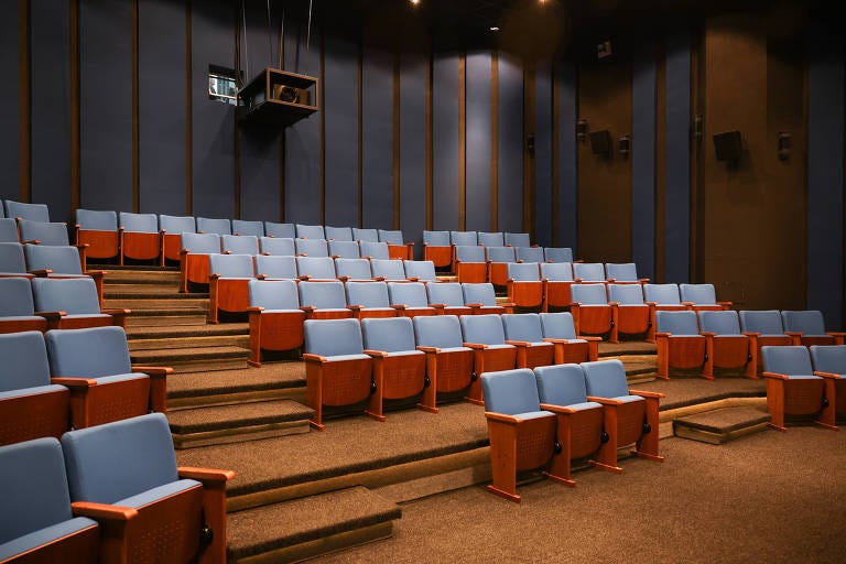 Cine Faap, sala de cinema da fundação localizada em Higienópolis, em São Paulo Cine Faap, sala de cinema da fundação localizada em Higienópolis, em São Paulo