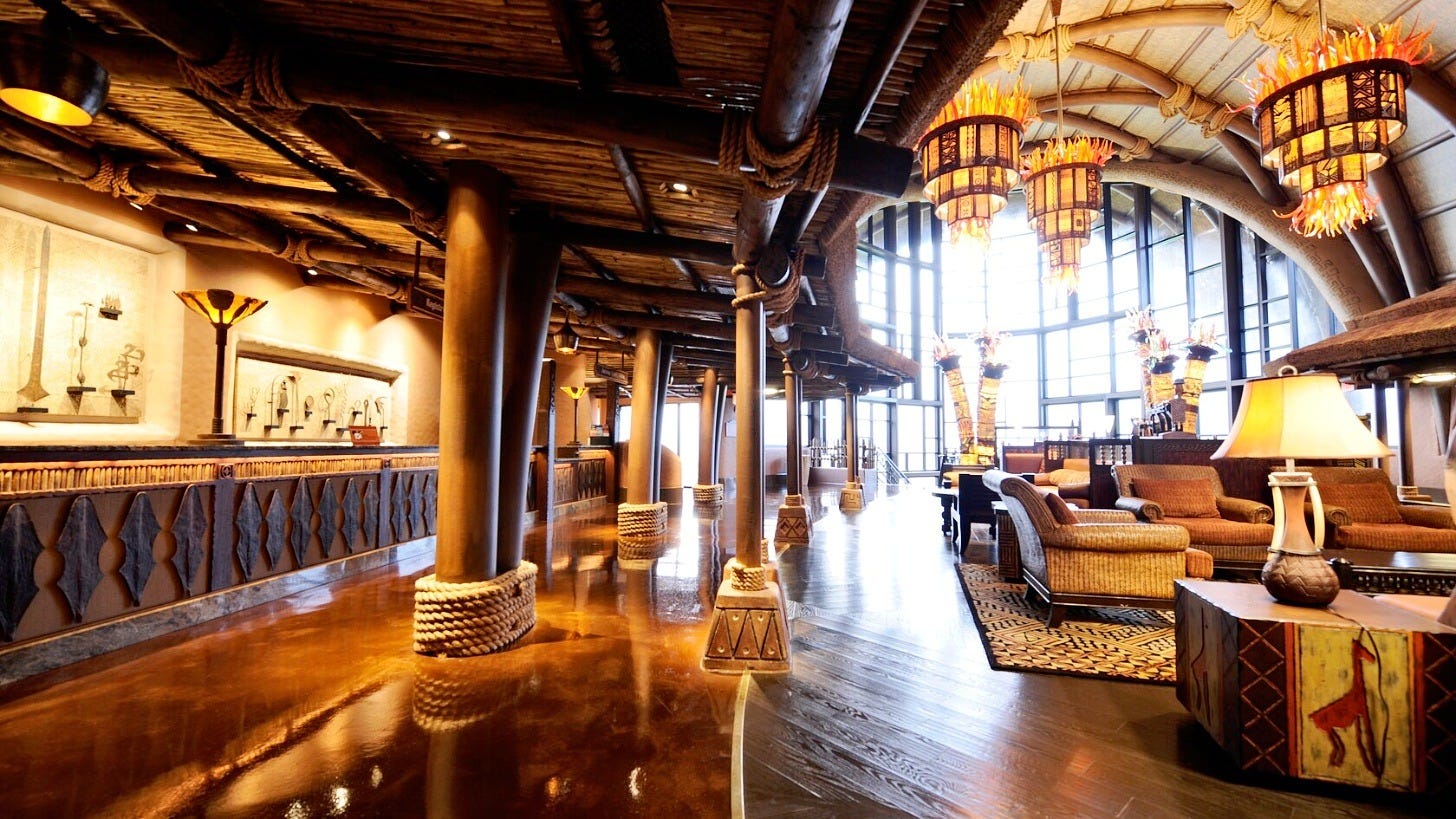 Image: Disney (Kidani Village lobby) Image: Disney (Kidani Village lobby)
