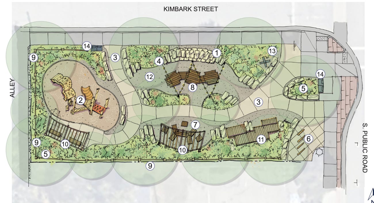 The 701 S. Public Rd pocket park needs a name