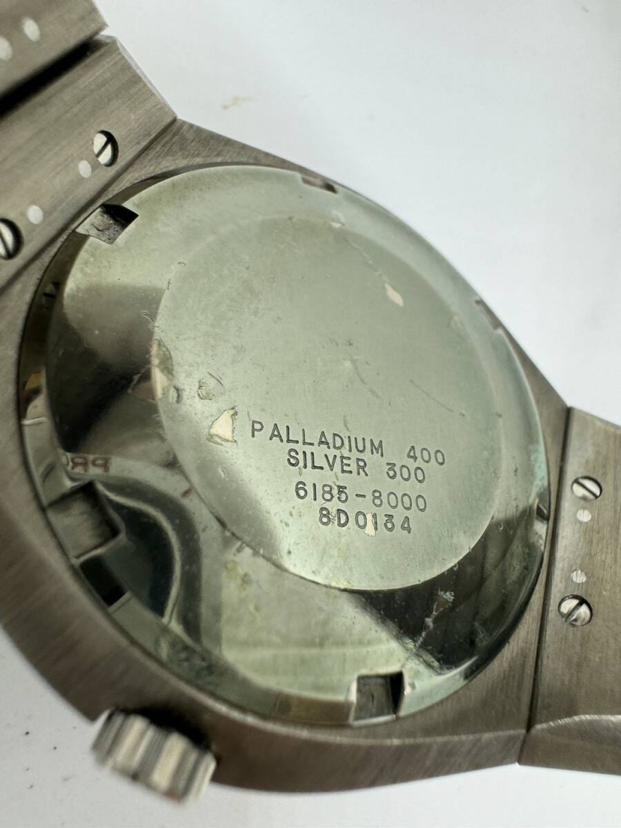 ☆超激レア限定品/SEIKO/グランドセイコー/V.F.A/6185-8000/特別調整品/保証書あり/良好稼働品/パラジウム合金☆