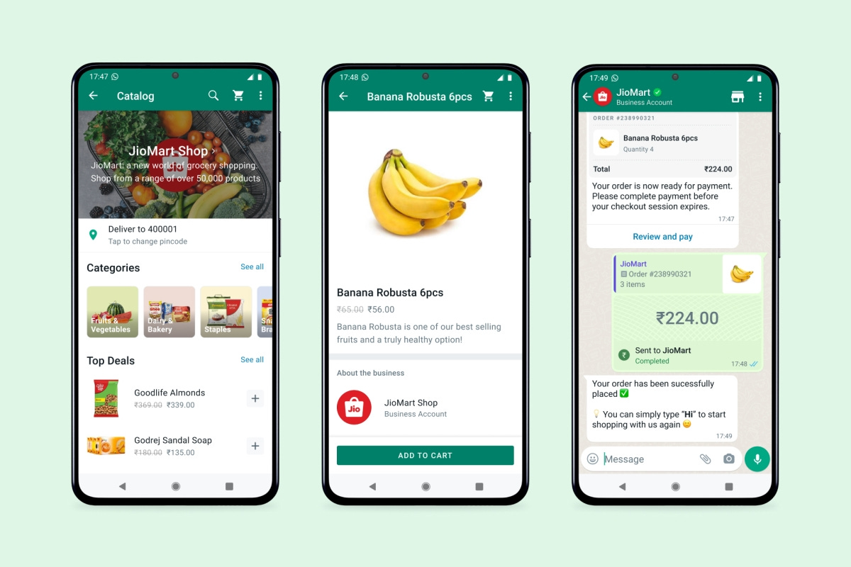 Introducing the First End-to-End Shopping Experience on WhatsApp With JioMart in India | Meta Introducing the First End-to-End Shopping Experience on WhatsApp With JioMart in India | Meta