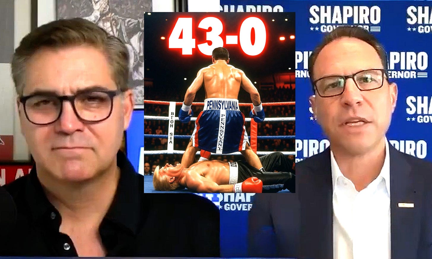 Gov. Josh Shapiro Trashes Trump Election Rant — Touts Undefeated 43-0 Record In Trump Lawsuits Gov. Josh Shapiro Trashes Trump Election Rant — Touts Undefeated 43-0 Record In Trump Lawsuits