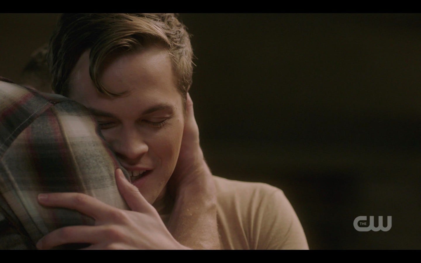 jack pulls into sam winchester chest hug spn byzantium jack pulls into sam winchester chest hug spn byzantium