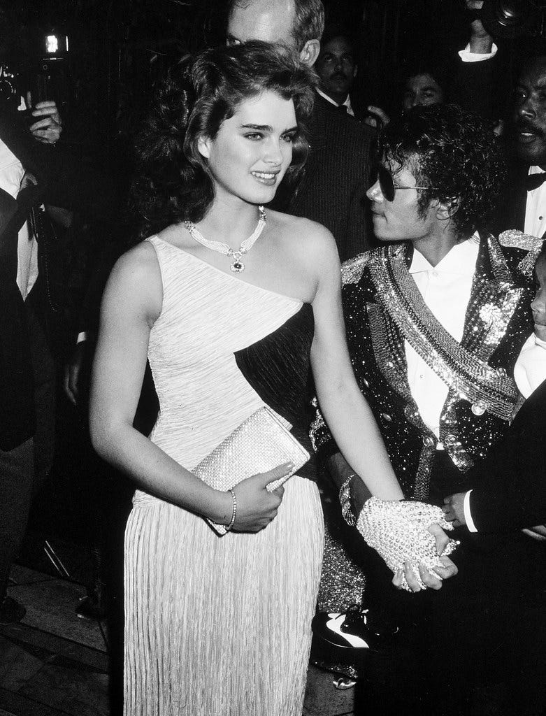 Michael Jackson & Brooke Shields - a photo on Flickriver Michael Jackson & Brooke Shields - a photo on Flickriver