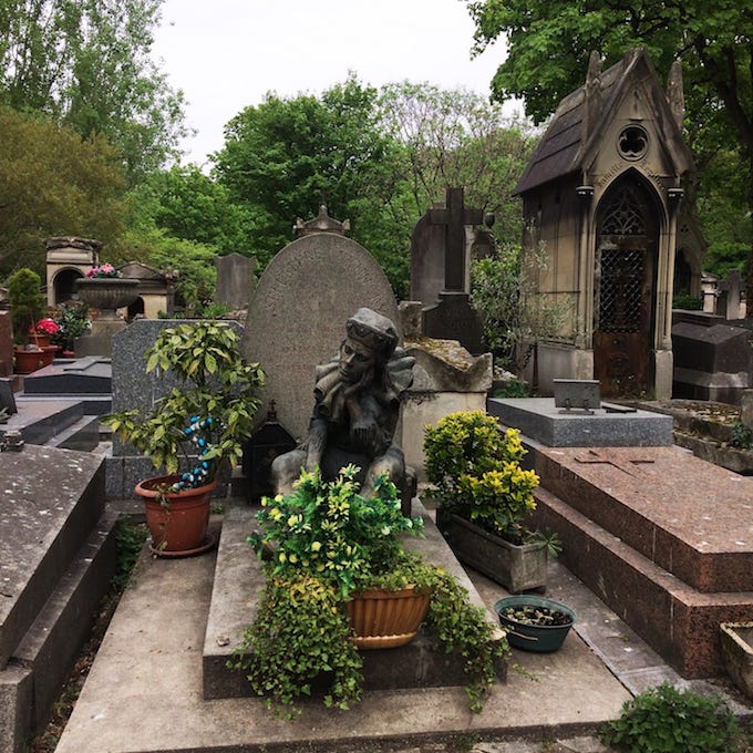 Tombe de Vaslav Nijinsky, cimetière Montparnasse, Paris