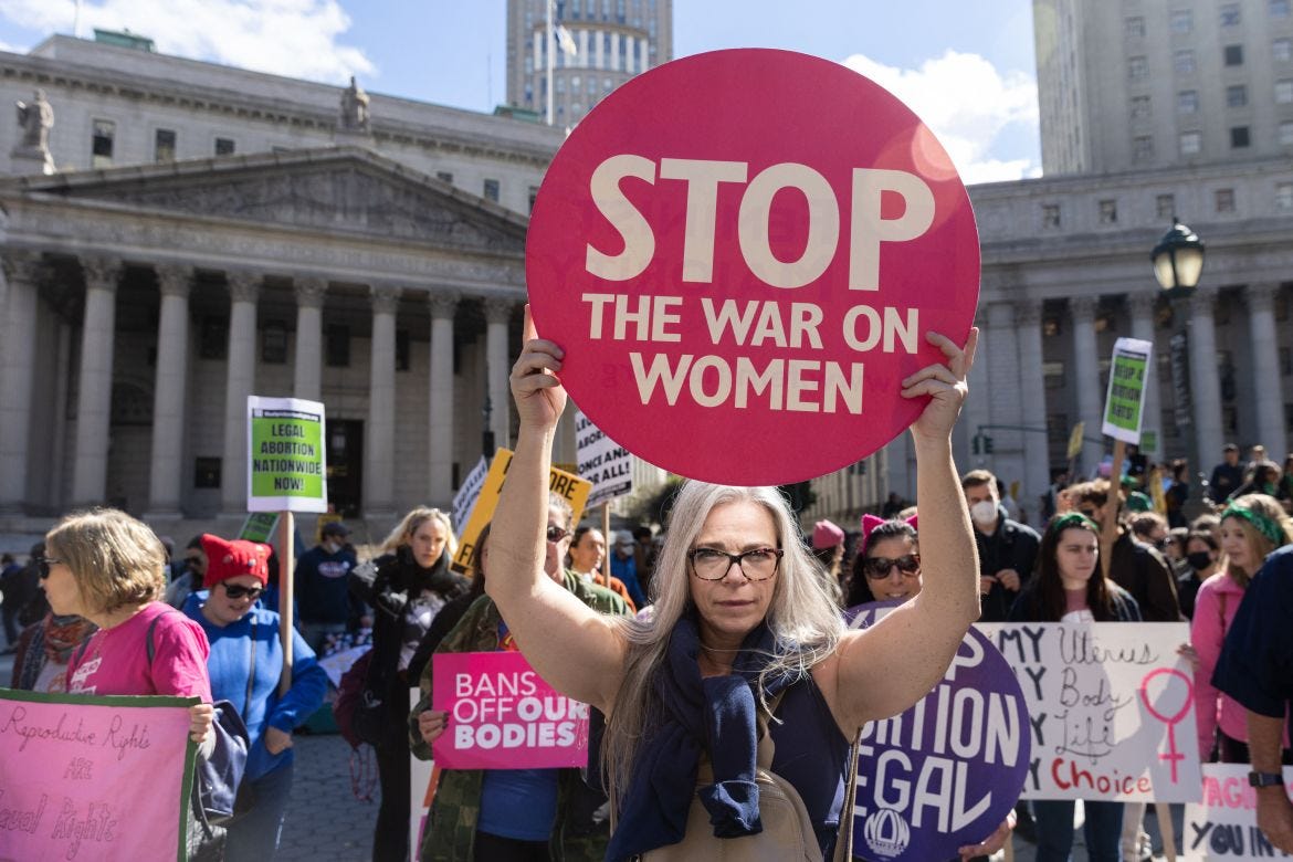 Rally for women's rights
