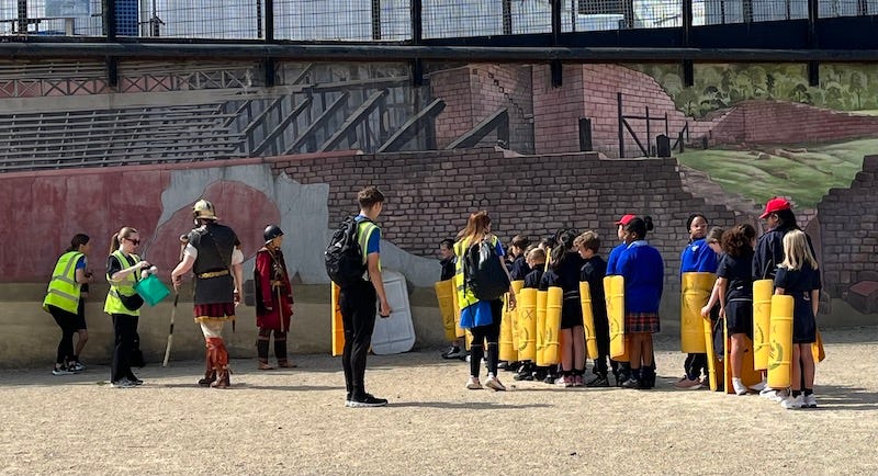 2025-6-18 Roman soldier kids by Susan Corbin