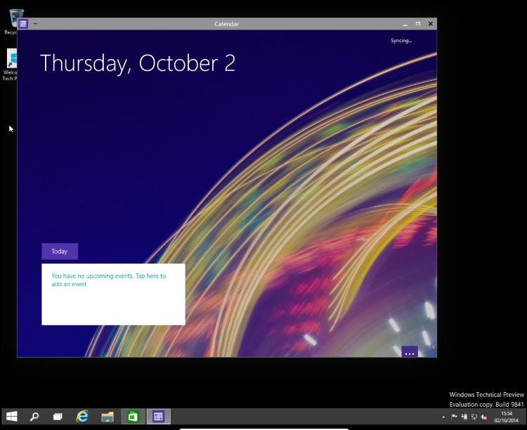 Windows 10 Technical Preview: le nuove finestre Windows 10 Technical Preview: le nuove finestre
