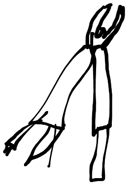 A crude drawing of a multitool A crude drawing of a multitool