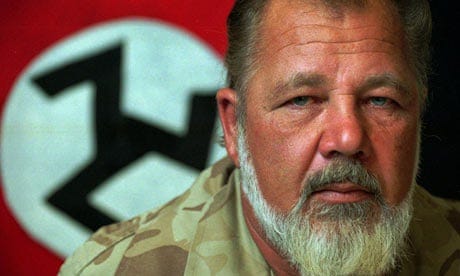 Eugene Terre'Blanche in Ventersdorp in 1995 Eugene Terre'Blanche in Ventersdorp in 1995