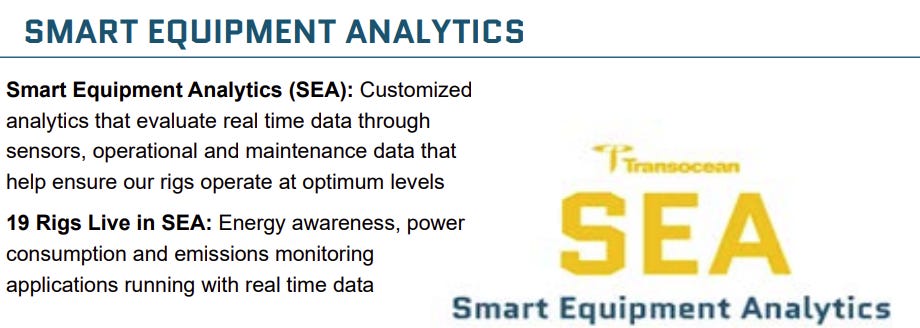 Drilling at the bottom (Transocean / RIG)