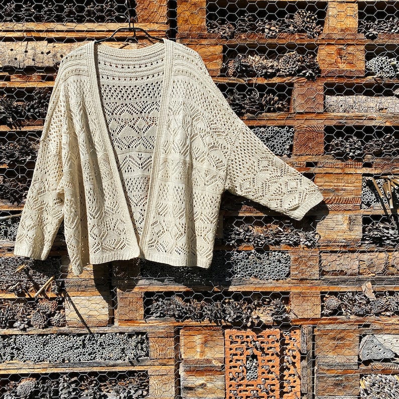 SUNSET Lace Cardigan PDF Pattern image 7