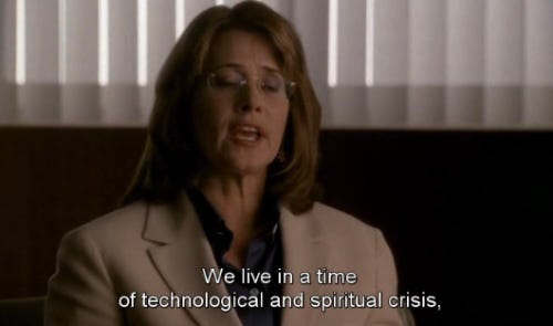 The Sopranos therapy session: We live in a time of technological and spiritual crisis
