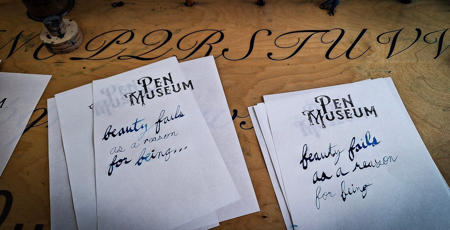 “Beauty fails as a reason for being…” I write an essay with this title. “Beauty fails as a reason for being…” I write an essay with this title.