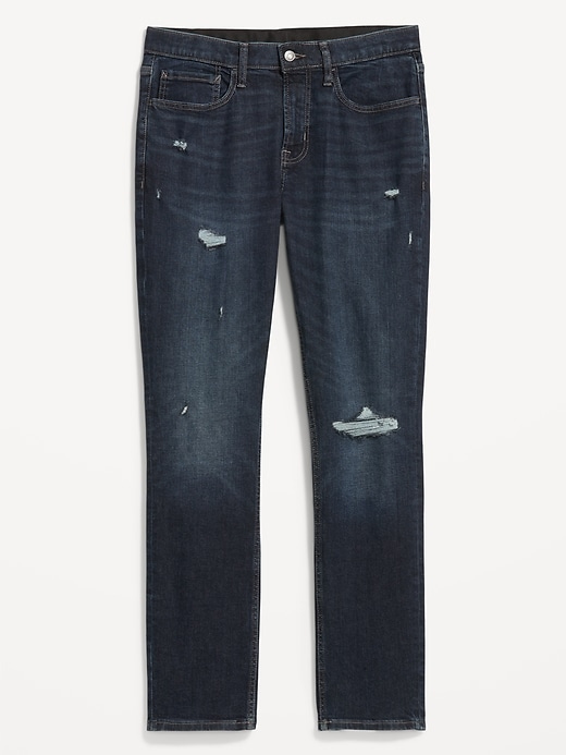 Crappy old navy jeans with fake holes