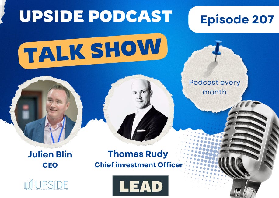 âUpside VC Profile: LEAD & Chat with Thomas Rudy, Chief Investment Officer
