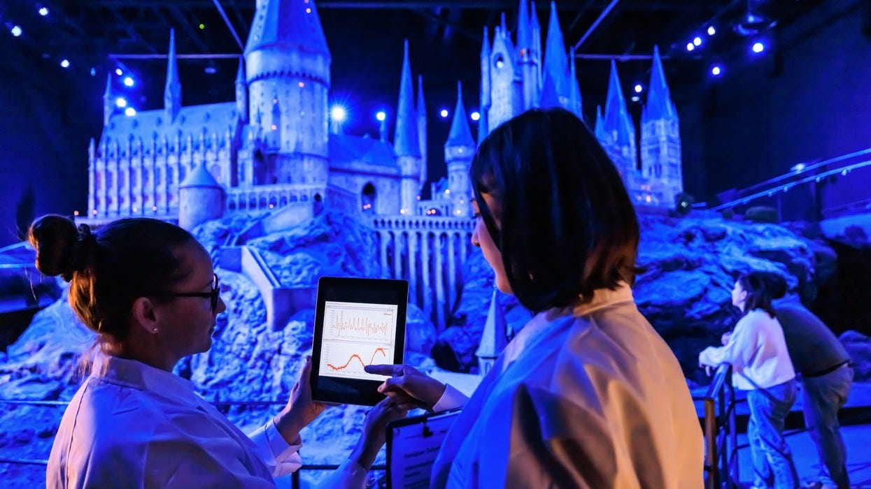 Warner Bros Studio Tour London goosebump study 