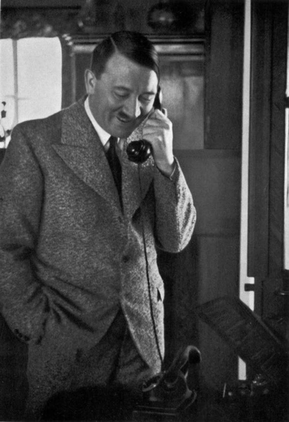 The Führer thanks Josef Bürckel on January 15, 1935, celebrating the Saarland's return to Germany. Captured by Eva Braun. The Führer thanks Josef Bürckel on January 15, 1935, celebrating the Saarland's return to Germany. Captured by Eva Braun.