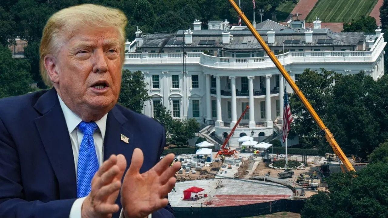 President Donald Trump, White House Ballroom 