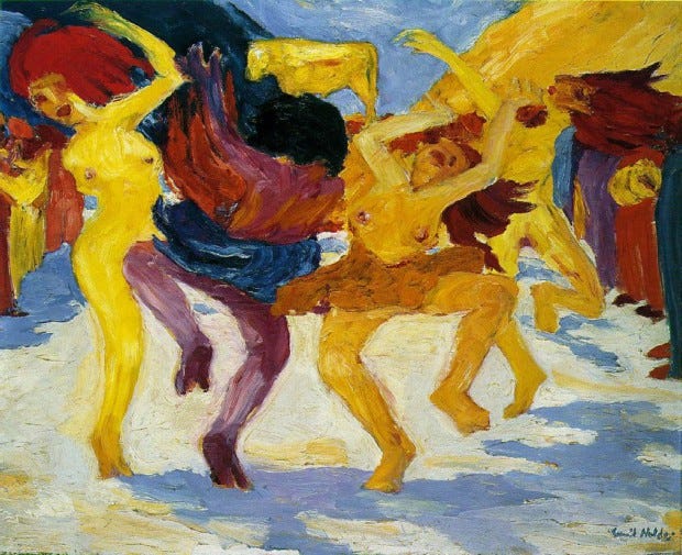 Emil Nolde, Dance Around Golden Calf, 1910, Staatsgemäldesammlungen, Munich