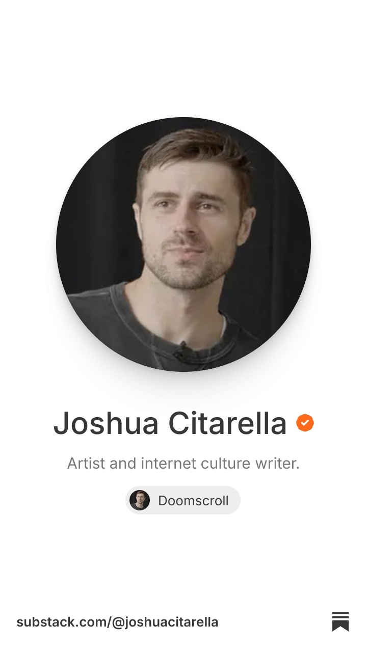 Joshua Citarella | Substack