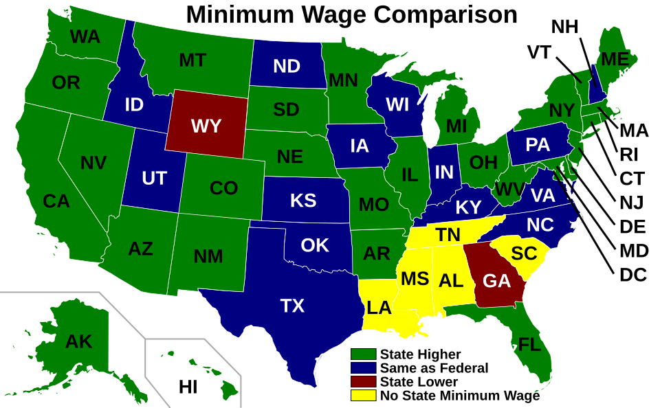 File:US minimum wage comparison by state.svg File:US minimum wage comparison by state.svg