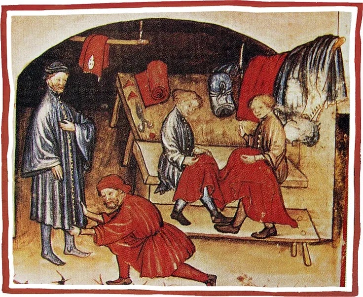Medieval tailors