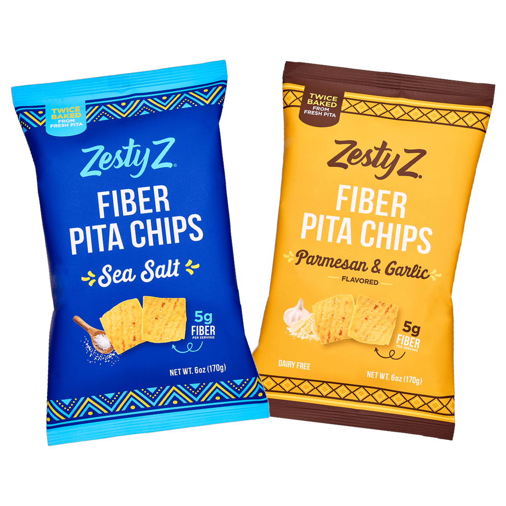 Fiber Pita Chips - Variety Pack (6oz) Fiber Pita Chips - Variety Pack (6oz)