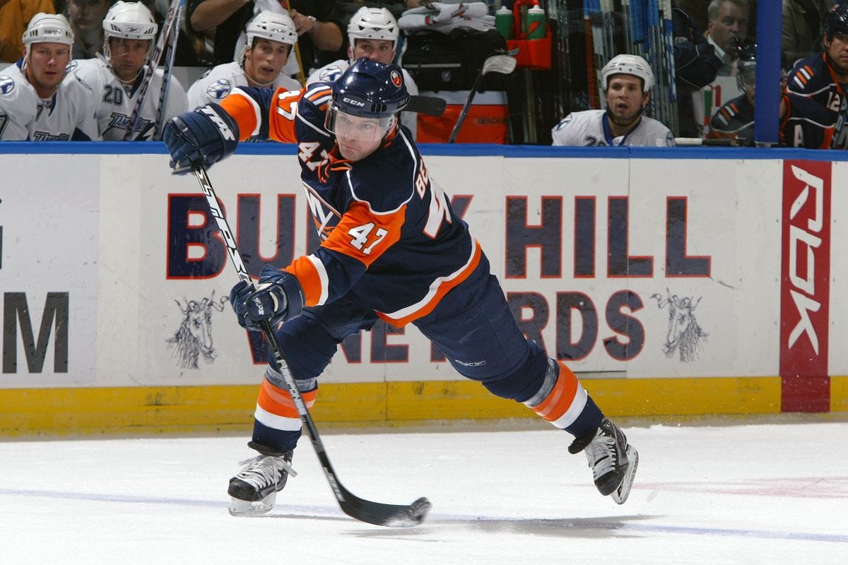Islander of the Day: Marc-Andre Bergeron - Lighthouse Hockey