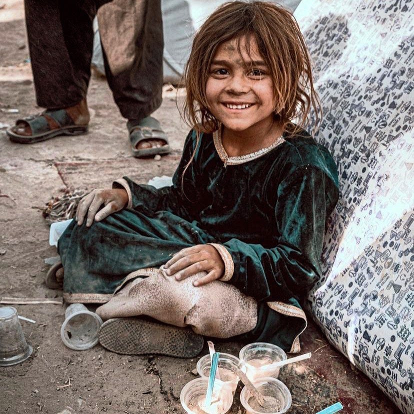 May be an image of child