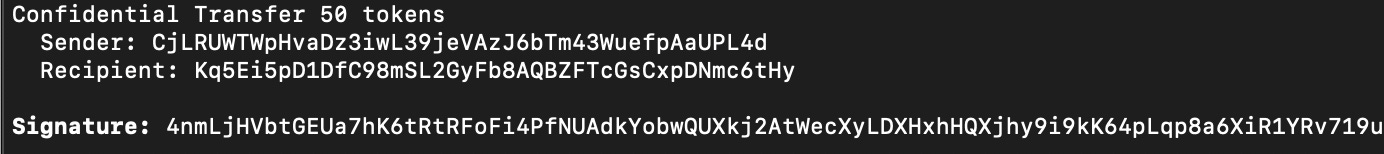Inspecting confidential transfer state on Solana
