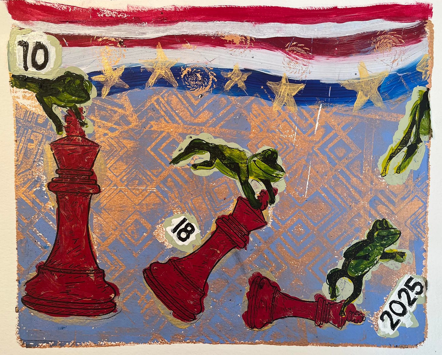 No Kings The 50501 Movement Frog Art