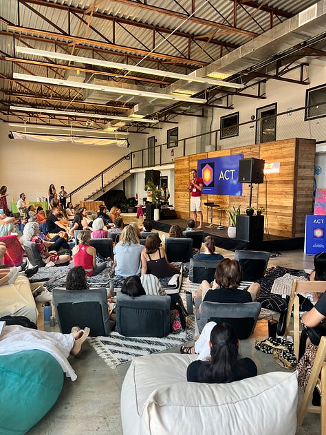 Snapshots from Day 1 of The Inaugural ACT Conference in Austin Texas on May 14. 2025
