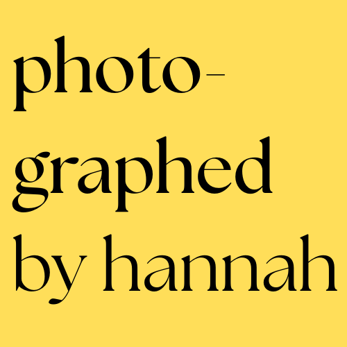 photographed by hannah