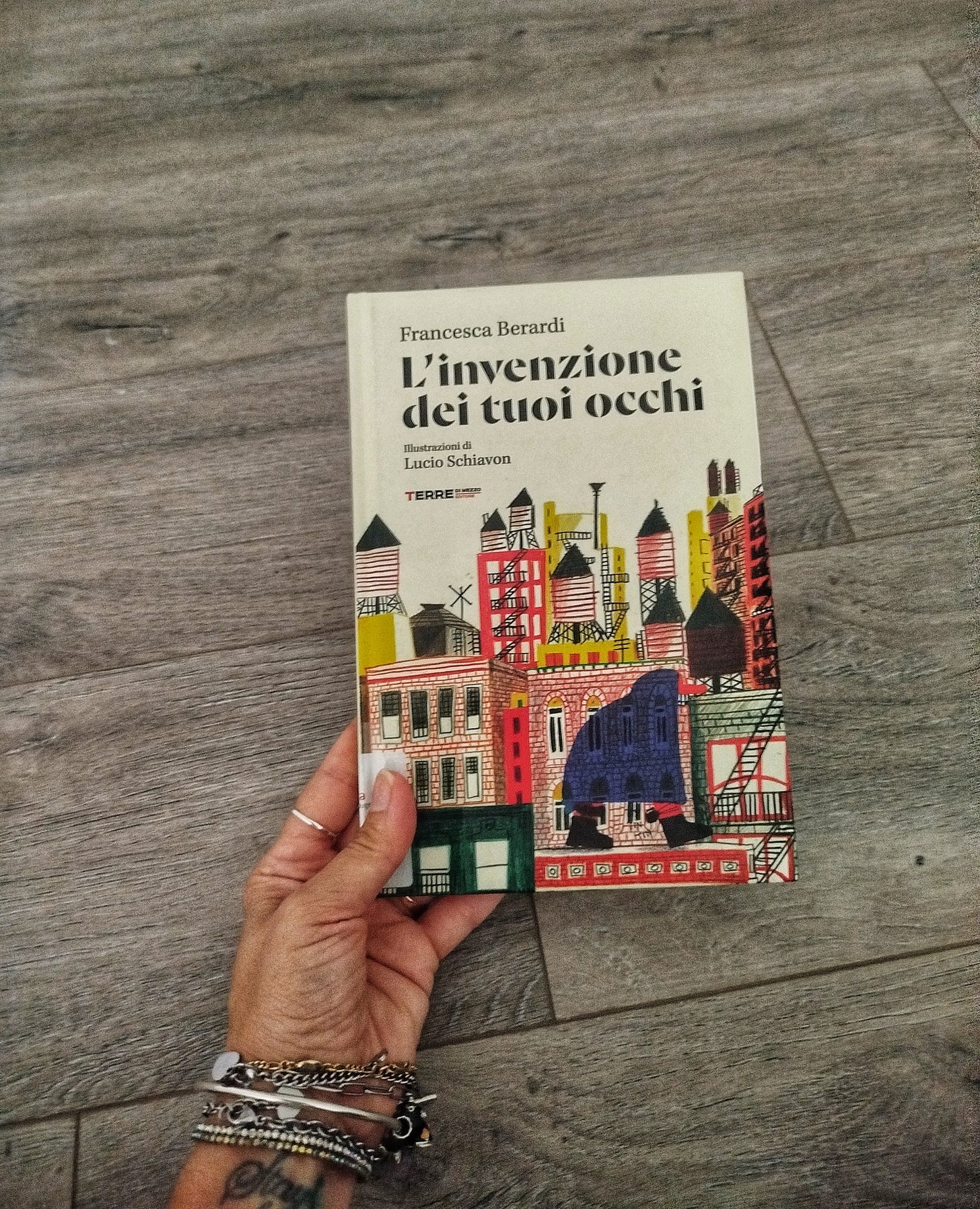 “L’invenzione dei tuoi occhi” di Francesca Berardi, Lucio Schiavon, Terre di Mezzo (2024)
