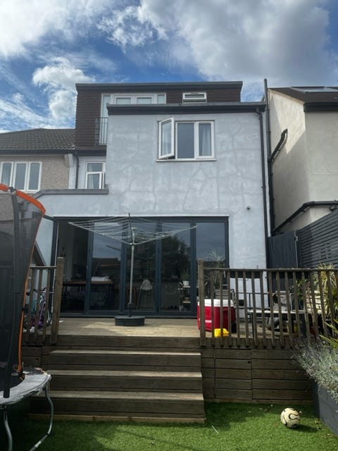 house renovation, renovated, semi-detached house, family home,