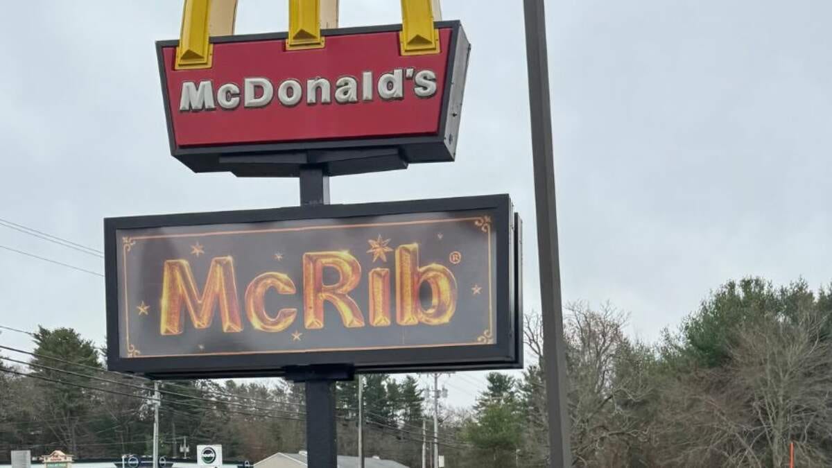 McDonald's McRib Is Back For A Limited-Time | WBZ NewsRadio 1030
