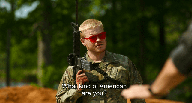 What kind of American are you?" Civil War (2024) : r/MovieQuotes What kind of American are you?" Civil War (2024) : r/MovieQuotes