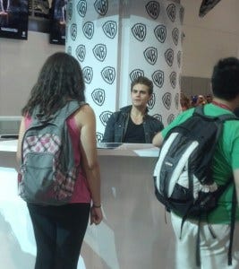 Paul Wesley signs for fans