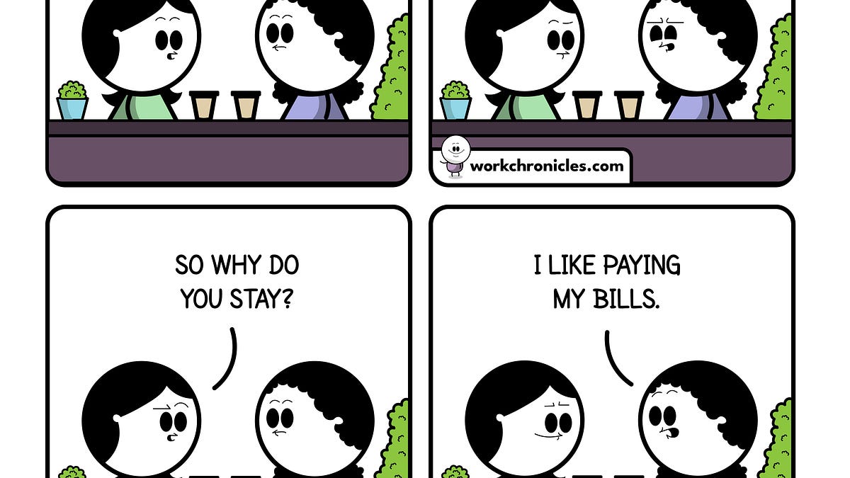(comic) Do you like your job?