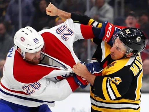 The first Bruins vs. Canadiens game of the season is tonight. There are just three of them all season! Does the NHL need to add more rivalry games to its schedule? The first Bruins vs. Canadiens game of the season is tonight. There are just three of them all season! Does the NHL need to add more rivalry games to its schedule?