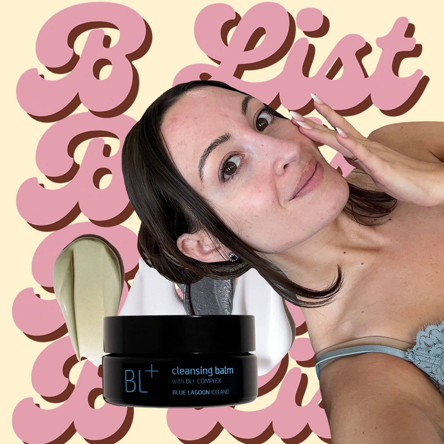 Bella's clean skin selfie