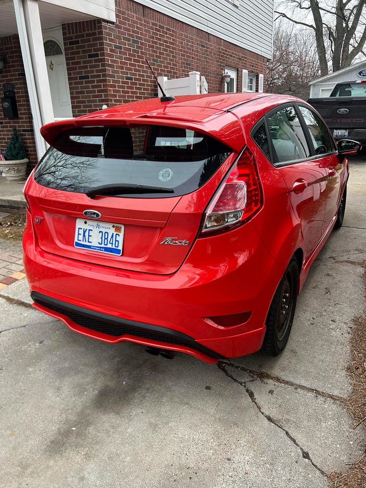 Molten Orange 2016 Ford Fiesta ST