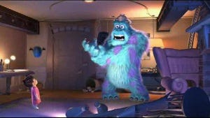 Monsters Inc Boo and Sulley